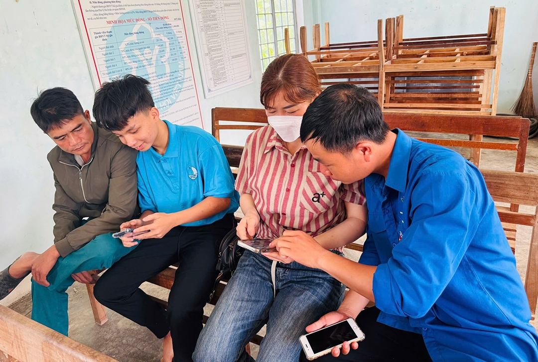 Tỉnh Đoàn Quảng Ngãi thanh lập tổ xung kích hỗ trợ các xã, phường mới sáp nhập